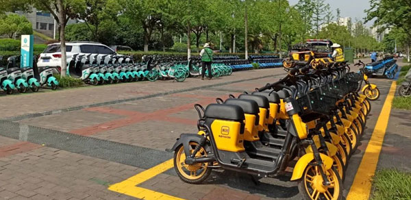 合肥市开启“电子围栏”技术精准监管共享单车停放